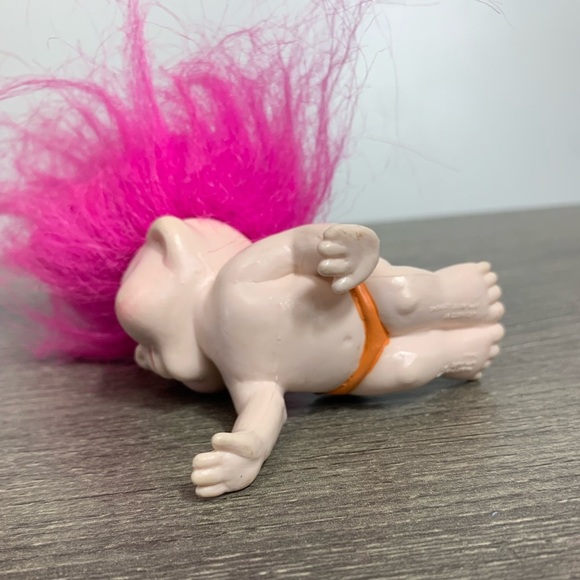 Magic Trolls Babies, Baby Troll Crawling, 3", Vintage Troll Figurine, Applause - Picture 9 of 11